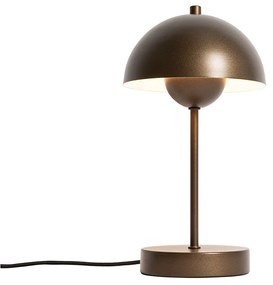 Retro stolná lampa tmavo bronzová - Magnax Mini