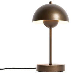 Retro stolná lampa tmavo bronzová - Magnax Mini