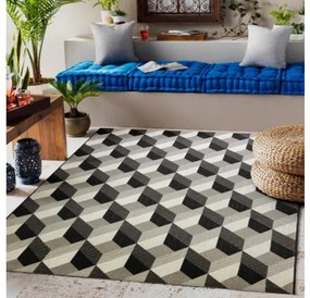 Koberec Floorlux sizal flat 48624/690 3D kocky