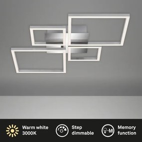 LED Stmievateľné stropné svietidlo LED/42W/230V 3000K matný chróm