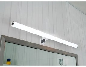 LED kúpeľňové osvetlenie zrkadla LED/12W/230V 59,5 cm IP44 lesklý chróm