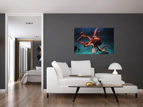 Obraz - Chobotnica (90x60 cm)