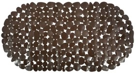 Spirella Protišmyková podložka do vane GALETS, hnedá, 99 x 39 cm