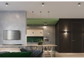 Sivé nástenné svietidlo Nice Lamps Roda