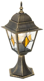 Vintage vonkajšia lampa svietnik starožitné zlato 45 cm - Antigua