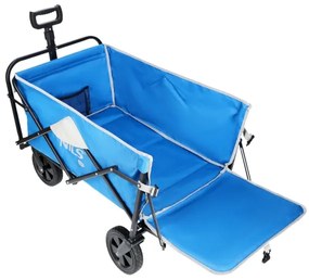 Kempingový vozík NILS Camp NC1606 modro-sivý