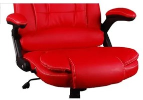 Sammer Polohovateľné masážne kancelárske kreslo v červenej farbe BSB001M