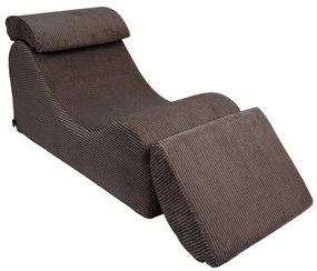 MeowBaby® Detské dizajnové kreslo Wave Brown