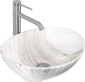 Rea Sofia Ash, umývadlo na dosku 41x34,5x15 cm, imitácia kameňa, REA-U6362