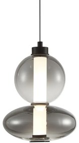 LED Luster na lanku DAPHNE LED/12W/230V šedá