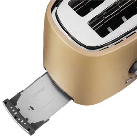 Sencor - Hriankovač s dvoma otvormi a mriežkou na opekanie 1000 W/230 V béžový