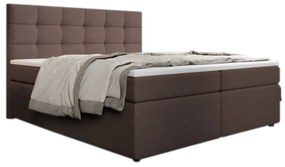 Čalúnená posteľ boxspring PALMA + topper, 160x200, inari 24