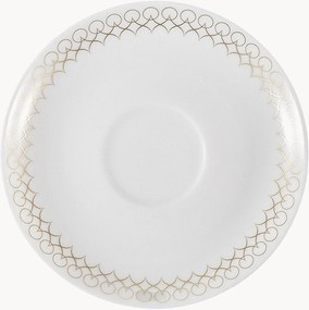 Podšálky na espresso z kostného porcelánu Jade, 6 ks