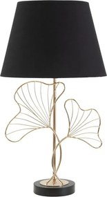 Stolná lampa Leaves 60 cm čierno-zlatá