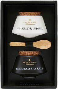 Koreninové zmesy Espresso Salt and Sea Salt & Pepper, 4 ks