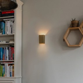 Moderná nástenná lampa zlatá - Otan S