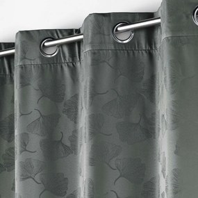 Antracitový zatemňovací záves zo žakáru 140x260 cm Lunella – douceur d'intérieur