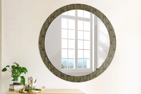 Okrúhle ozdobné zrkadlo na stenu Abstraktný fi 90 cm