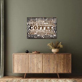 Sklenený obraz - Coffee (70x50 cm)
