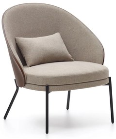 Svetlohnedé kreslo Eamy – Kave Home