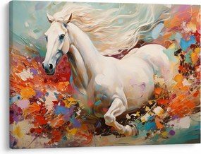 Obraz - Maľba koňa (70x50 cm)