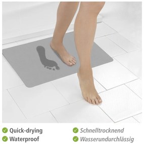 Sivá kúpeľňová predložka 50x80 cm – Wenko