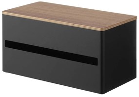 Čierny kovový stojan na papierové utierky Rin – YAMAZAKI