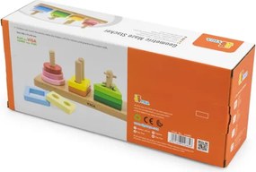 Kocky s triedičom tvarov Viga 44685 geometrické obrazce