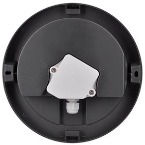 SOLIGHT LED vonkajšie osvetlenie so senzorom Siena, šedé, 20W, 1500lm, 4000K, IP54, 23cm