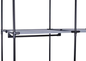 Šatníková skriňa MIRA sivá