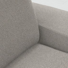 Super strečové poťahy HARMONIA svetlošedá kreslo (š. 70 - 110 cm)