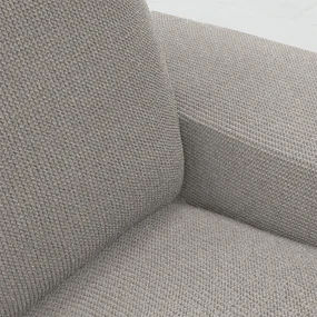 Super strečové poťahy HARMONIA svetlošedá kreslo (š. 70 - 110 cm)