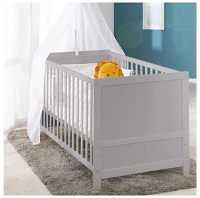 roba Detská postieľka Sternenzauber s príslušenstvom, 70 x 140 cm (hnedosivá)  (100340823)