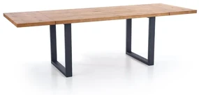 Jedálenský stôl Perez, dub / čierna