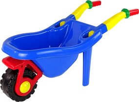 HEMAR Veľký farebný záhradný trakař modrý