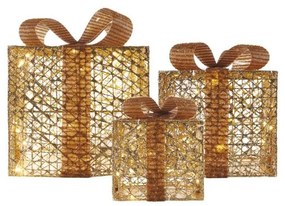 LED Vianočná dekorácia 72xLED/1,35W/230V zlatá