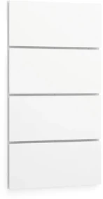 Nástenný panel LAYERS, 800 x 54 x 1486 mm, biela