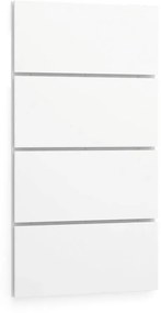 Nástenný panel LAYERS, 800 x 54 x 1486 mm, biela