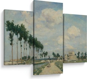 Obraz - Johan Barthold Jongkind, The Towpath, reprodukcia (90x60 cm)