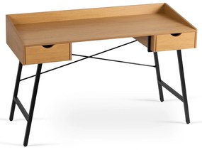 JAKS Písací stôl hnedý Ice 133 cm