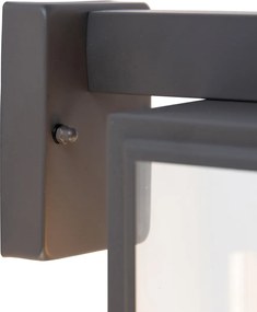 Inteligentná vonkajšia nástenná lampa sivá vrátane Wifi G95 - Sutton down