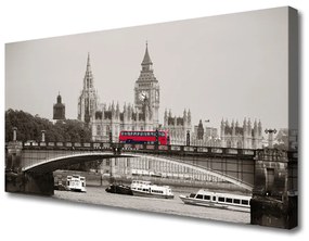 Obraz Canvas Most londýn big ben 140x70 cm