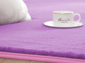 TZ Fialový obdĺžnikový koberec Rabbit Rozmer: 140x200