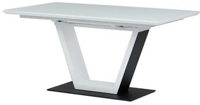 Autronic BONTEC Jedálenský stôl rozkladací 160x90cm, mdf, biela, HT-D1931 WT Farba: Biela