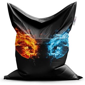 Sablio Sedací vak Ohnivá pesť - 150x100 cm