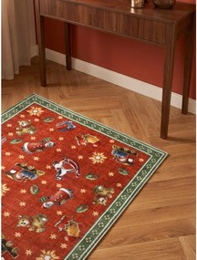 Červený/zelený behúň s vianočným motívom 80x200 cm Toy's Delight Nostalgic Noel Red Green – Villeroy&amp;Boch