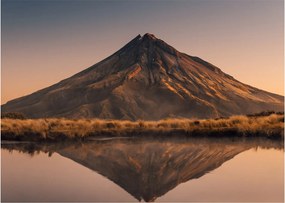Obraz odrazu hory Taranaki, Nový Zéland (70x50 cm)