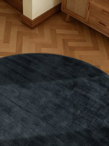 Vikosa, Kusový koberec Vikosa Jane 106299 Black kruh, 150x150 (priemer) kruh, čierna, detská izba