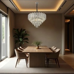 Toolight Toolight, závesné svietidlo 50cm, 7xE14, G051-CP, chrómová, OSW-08945