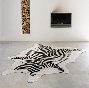 Koberec z kravskej kože zebra - 150 * 250 * 0,3 cm